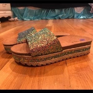 Sparkly sandals